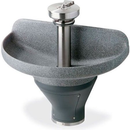 BRADLEY Bradley Corp® TDB3103 Terreon 3 Person 36" Semi-Circular Washfountain, Off-line Vent S93-577